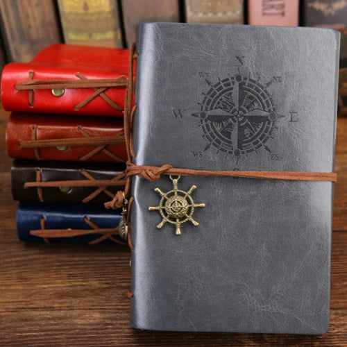 Vintage Nautica: Leather Travel Journal