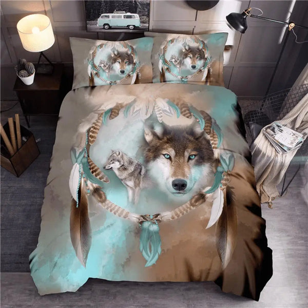 Wolf Bedding Blanket Cover